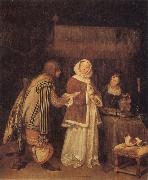 TERBORCH, Gerard The Letter oil on canvas